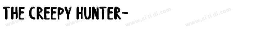 THE CREEPY HUNTER字体转换